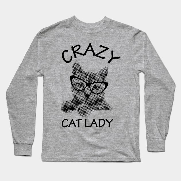 Crazy Cat Lady Long Sleeve T-Shirt by catzlynquinn